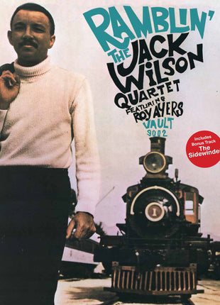 the album cover for Jack Wilson  Quartet ( Ayers,Roy ) - Ramblin' [Colored Vinyl] [Limited Edition] (Red)