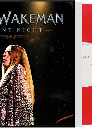 the album cover for Rick Wakeman - Silent Night [Colored Vinyl] [Limited Edition] (Red) (Etch)