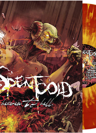 the album cover for Years Spent Cold - Moving Heaven To Hell [Colored Vinyl] (Red) (Ylw)
