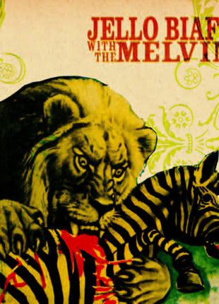 the album cover for Jello Biafra & The Melvins - Never Breathe What You Can't See
