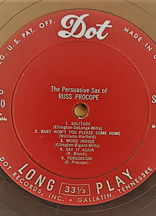 Russ Procope* : The Persuasive Sax Of Russ Procope (LP, Album)