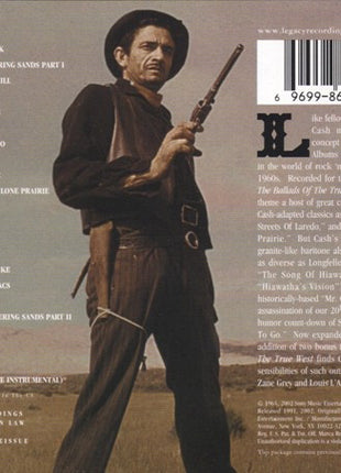 Johnny Cash : Sings The Ballads Of The True West (CD, Album, RE, RM)