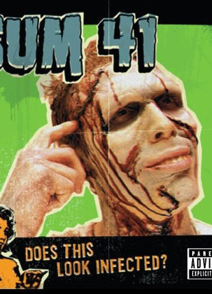 the album cover for Sum 41 - Does This Look Infected