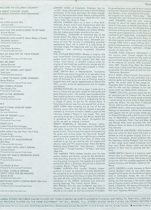 Various : Welcome To Columbia Country (LP, Comp)
