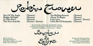 Robin Trower : Bridge Of Sighs (CD, Album, RE)