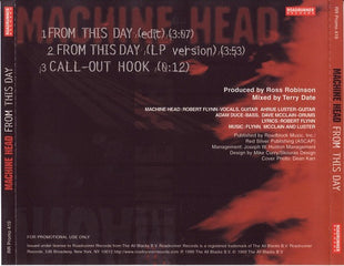 Machine Head (3) : From This Day (CD, Single, Promo)
