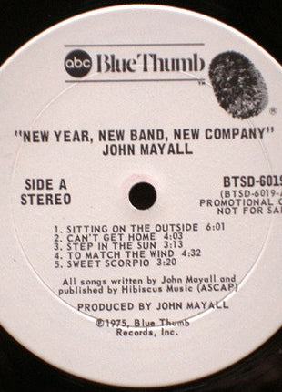 John Mayall : New Year, New Band, New Company (LP, Album, Promo, Gat)
