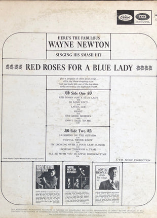 Wayne Newton : Red Roses For A Blue Lady (LP, Album, Mono, Jac)