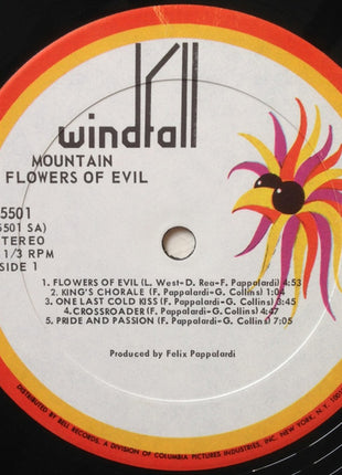 Mountain : Flowers Of Evil (LP, Album)