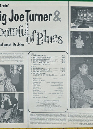 Big Joe Turner & Roomful Of Blues : Blues Train (LP, Album)