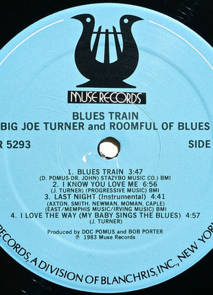 Big Joe Turner & Roomful Of Blues : Blues Train (LP, Album)