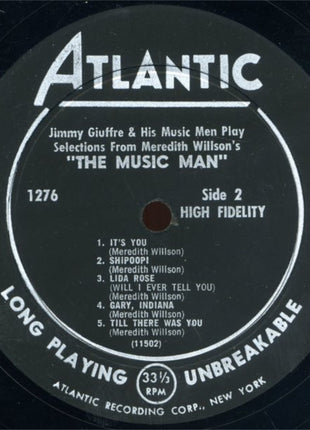 Jimmy Giuffre & His Music Men : The Music Man (LP, Album, Mono)