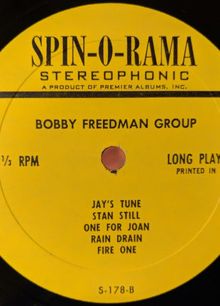 Jonah Jones Also Starring Bob Freedman : Jonah Jones Also Starring Bobby Freedman (LP)