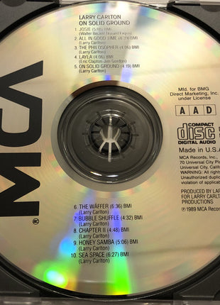 Larry Carlton : On Solid Ground (CD, Album, Club, BMG)