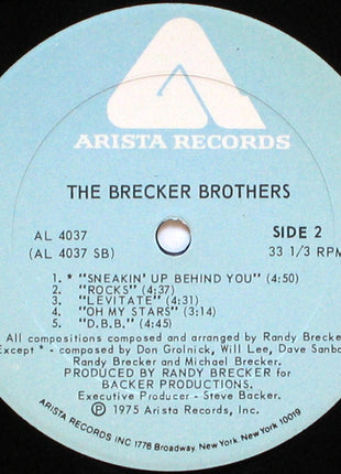 The Brecker Brothers : The Brecker Bros. (LP, Album, PRC)