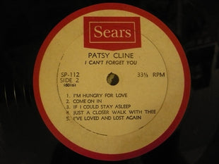 Patsy Cline : I Can't Forget You (LP, Comp)