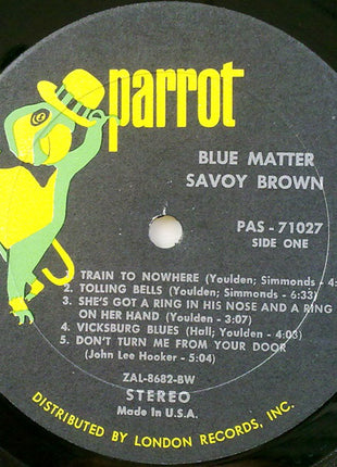 Savoy Brown : Blue Matter (LP, Album, Gat)