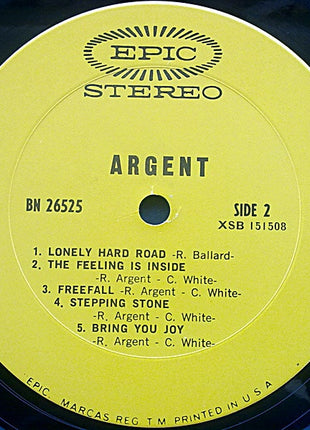 Argent : Argent (LP, Album, Pit)