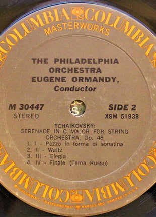 Tchaikovsky* / Eugene Ormandy, Philadelphia Orchestra*, Mormon Tabernacle Choir, Valley Forge Military Academy Band : 1812 Overture / Serenade For Strings (LP, Album)