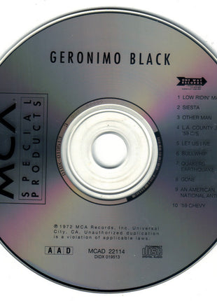 Geronimo Black : Geronimo Black (CD, Album, RE)