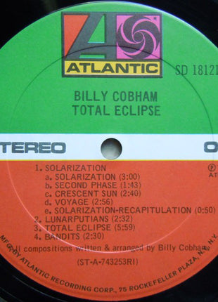 Billy Cobham : Total Eclipse (LP, Album)