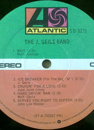 The J. Geils Band : The J. Geils Band (LP, Album, RE)