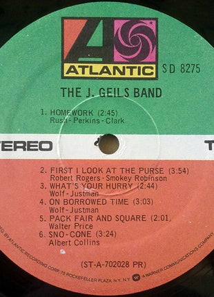 The J. Geils Band : The J. Geils Band (LP, Album, RE)