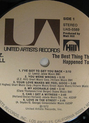 Z.Z. Hill : The Best Thing That's Happened To Me (LP, Album)
