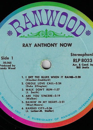 Ray Anthony : Now (LP)