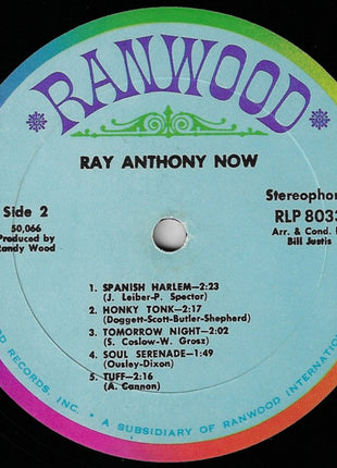 Ray Anthony : Now (LP)