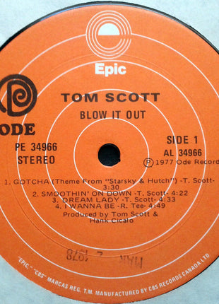 Tom Scott : Blow It Out (LP, Album)