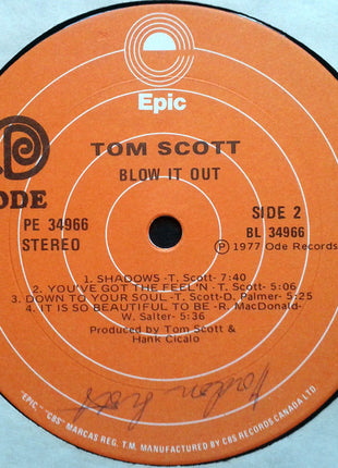 Tom Scott : Blow It Out (LP, Album)