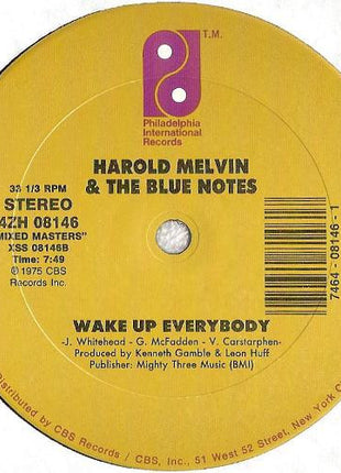 Harold Melvin And The Blue Notes : The Love I Lost / Wake Up Everybody (12", Single)
