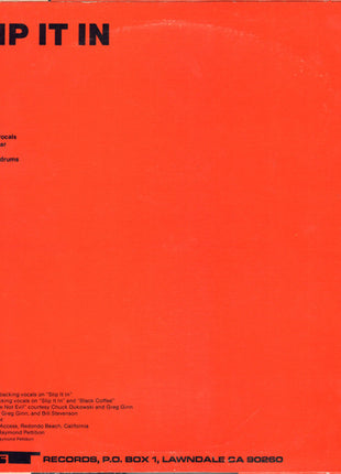 Black Flag : Slip It In (LP, Album)