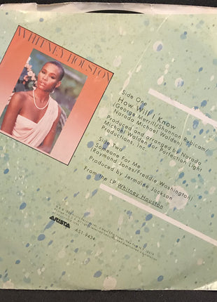 Whitney Houston : How Will I Know (7", Single, Styrene, Ind)