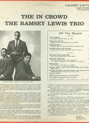The Ramsey Lewis Trio : The In Crowd (LP, Album)