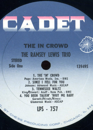 The Ramsey Lewis Trio : The In Crowd (LP, Album)