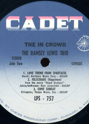 The Ramsey Lewis Trio : The In Crowd (LP, Album)