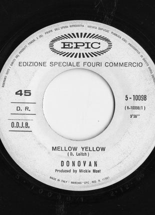 Donovan : Mellow Yellow (7", Promo)