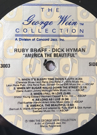 Ruby Braff · Dick Hyman : America The Beautiful (LP, Album)