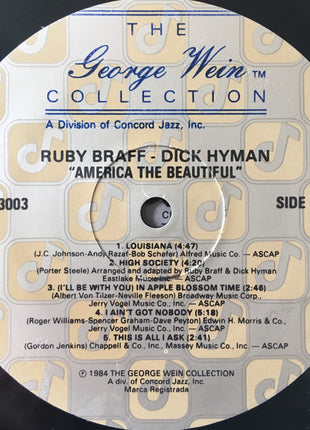 Ruby Braff · Dick Hyman : America The Beautiful (LP, Album)