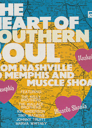 Various : The Heart Of Southern Soul: From Nashville To Memphis And Muscle Shoals (CD, Comp)