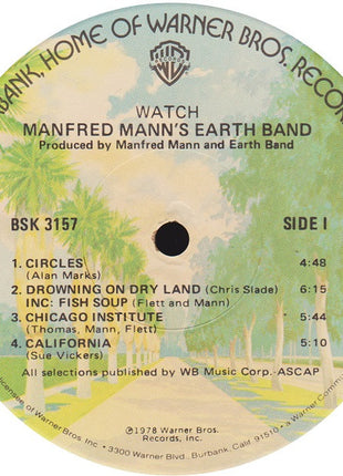 Manfred Mann's Earth Band : Watch (LP, Album, Win)