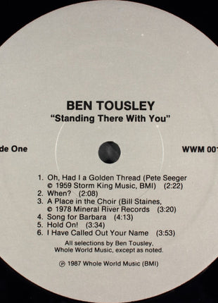 Ben Tousley : Ben Tousley In Concert: Standing There With You (LP, Album)