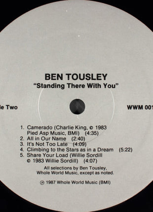 Ben Tousley : Ben Tousley In Concert: Standing There With You (LP, Album)