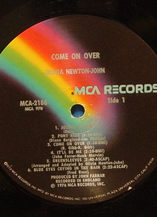 Olivia Newton-John : Come On Over (LP, Album, Glo)