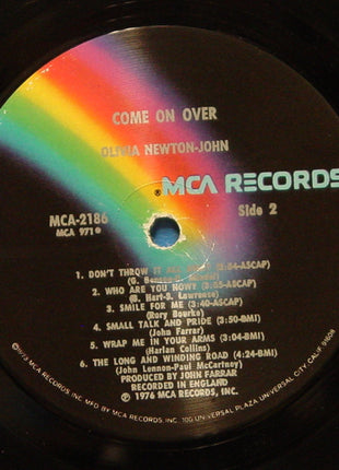 Olivia Newton-John : Come On Over (LP, Album, Glo)