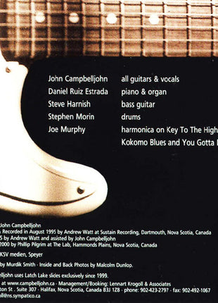 John Campbelljohn : Under The Blue Covers (CD, Album)