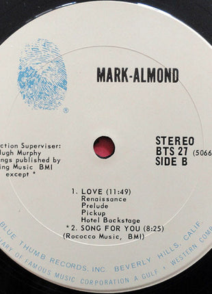 Mark-Almond : Mark-Almond (LP, Album, RE, RP, Ter)