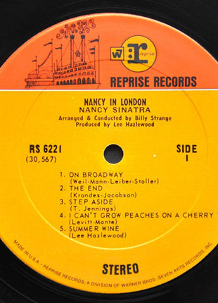 Nancy Sinatra : Nancy In London (LP, Album, RP)